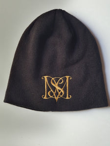 Black Beanie - Gold logo