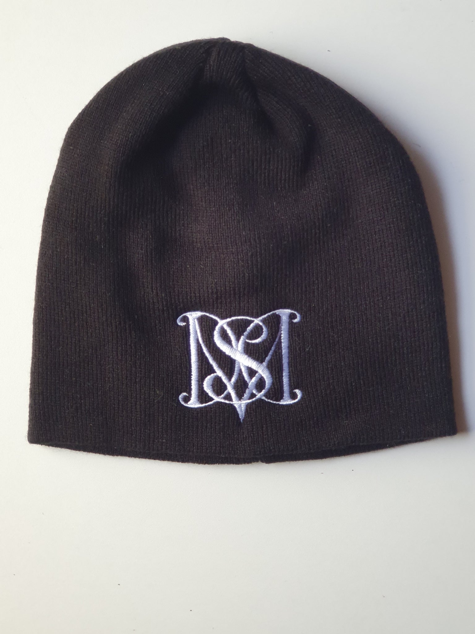 Black Beanie - White Logo